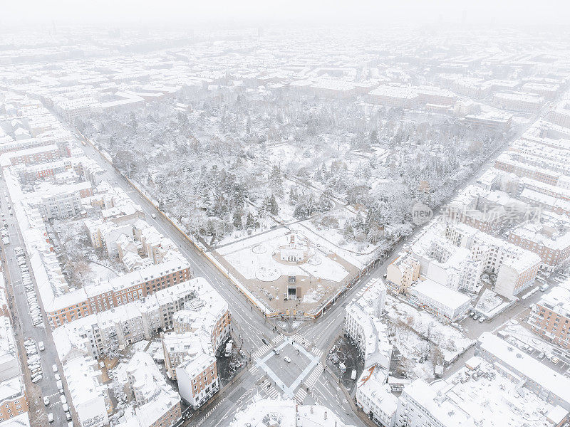 Copenhagen cityscape: Nørrebro Assistenten Cemetery